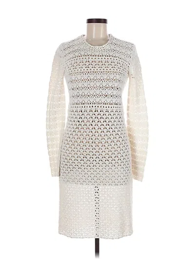 Pre-owned Michael Michael Kors Casual Dress In White