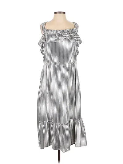Pre-owned Michael Michael Kors Casual Dress In White