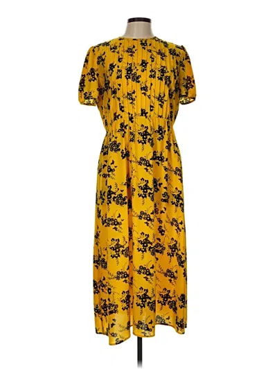 Pre-owned Michael Michael Kors Casual Dress In Yellow