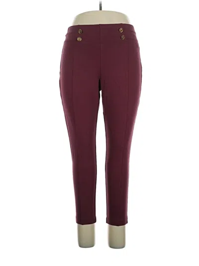 Pre-owned Michael Michael Kors Casual Pants In Burgundy