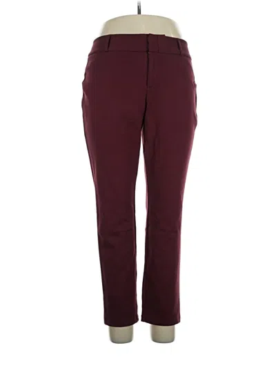 Pre-owned Michael Michael Kors Casual Pants In Burgundy