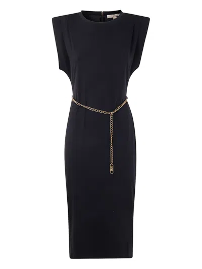 Michael Michael Kors Chain-belt Midi Dress