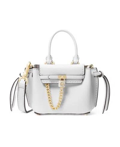 Michael Michael Kors Chain-detail Leather Mini Bag In White