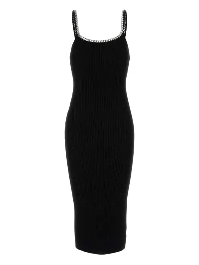 Michael Michael Kors Michael By Michael Kors Black Stretch Viscose Blend Dress