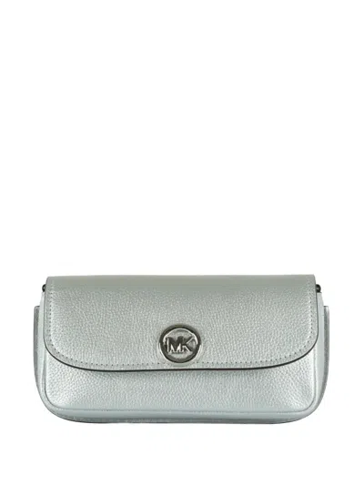 Michael Michael Kors Chain Flap Shoulder Bag In Gray