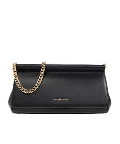 Michael Michael Kors Chain Handbag In Black