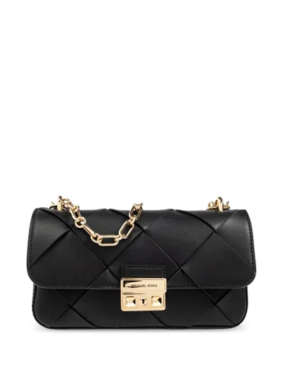 Michael Michael Kors Chain-link Shoulder Bag In ブラック