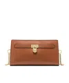 Michael Michael Kors Chain Shoulder Bag In Brown