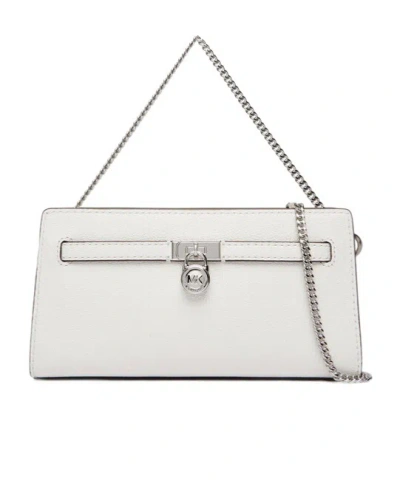 Michael Michael Kors Chain Shoulder Bag In White