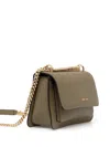 Michael Michael Kors Chain-strap Flap Crossbody Bag In Neutral