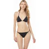 Michael Michael Kors Chain String Bikini Top In Black