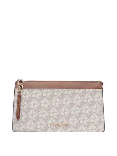 Michael Michael Kors Chantal Crossbody Bag In Beige