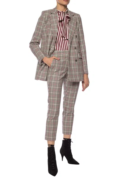 Michael Michael Kors Checked Trousers In Multicolour