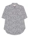 Michael Michael Kors Cheetah-print Shirt In White