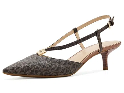 Michael Michael Kors Cherie Flex Mid Pumps Women's Shoes Brown: 6 M