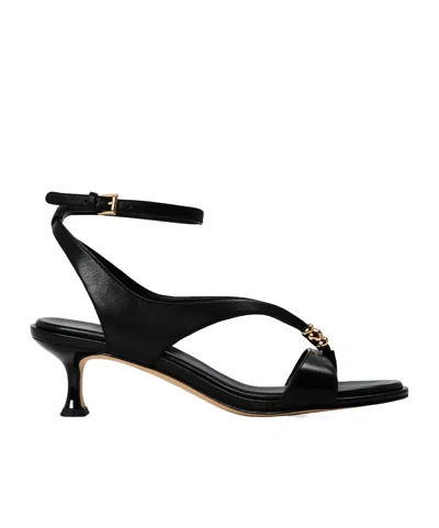 Michael Michael Kors Cherie Heeled Sandals In Black