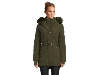 Michael Michael Kors Chevron W/ Belt A421509b74 In Green