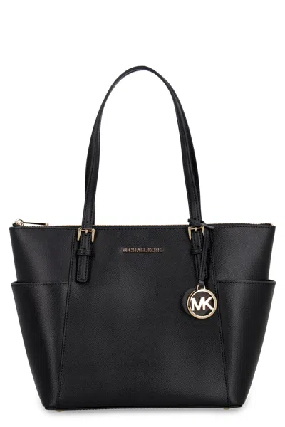 Michael Michael Kors Chic Carryall Tote Handbag In Classic Black