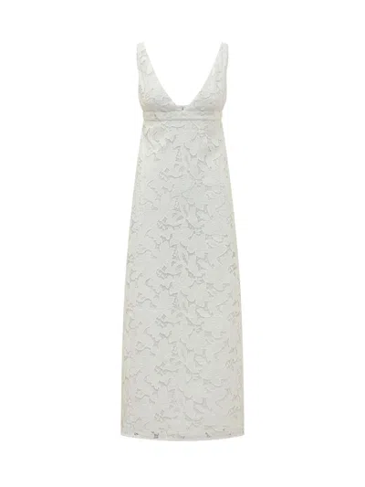 Michael Michael Kors Chic Maxi Dress For Spring/summer 2026 In White