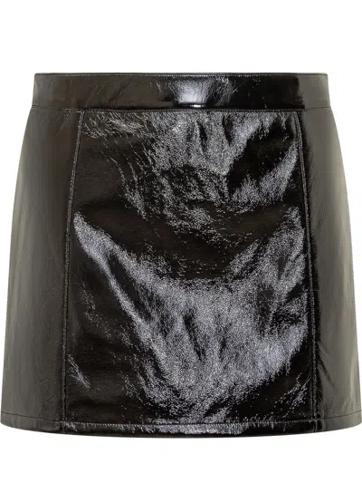 Michael Michael Kors Chic Mini Skirt In Black
