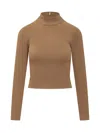 Michael Michael Kors Chic Pullover In Brown