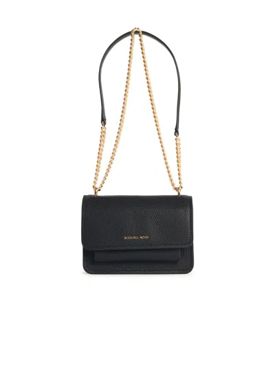 Michael Michael Kors Claire Black Leather Crossbody Bag