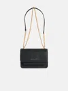 Michael Michael Kors 'claire' Black Leather Crossbody Bag In Black