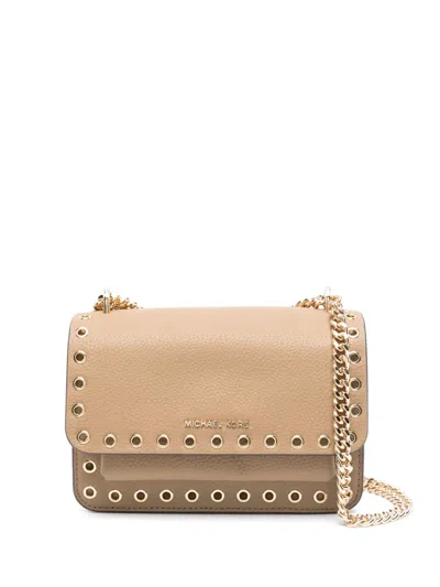 Michael Michael Kors Claire Cross Body Bag In Braun