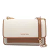 Michael Michael Kors Claire Crossbody Bag In White