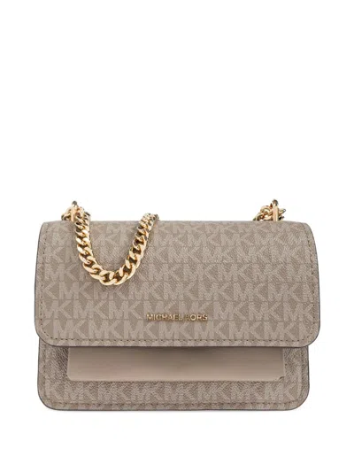 Michael Michael Kors Claire Monogram Chain Shoulder Bag