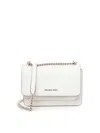 Michael Michael Kors Claire Small Shoulder Bag In White