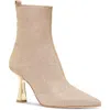 Michael Michael Kors Woman Ankle Boots Gold Size 8 Textile Fibers In Brown