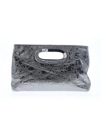 Pre-owned Michael Michael Kors Clutch In Silver