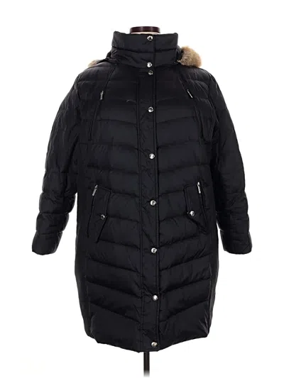 Pre-owned Michael Michael Kors Coat In Black