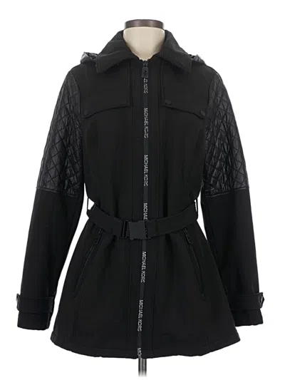 Pre-owned Michael Michael Kors Coat In Black