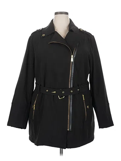 Pre-owned Michael Michael Kors Coat In Black