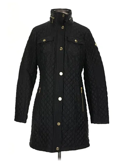 Pre-owned Michael Michael Kors Coat In Black