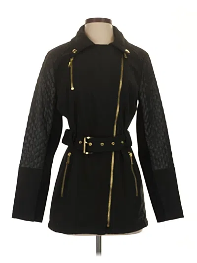 Pre-owned Michael Michael Kors Coat In Black