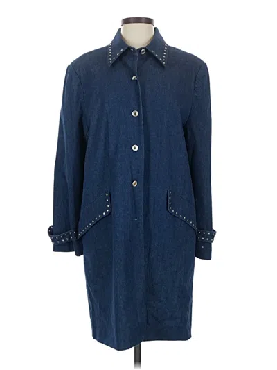 Pre-owned Michael Michael Kors Coat In Blue