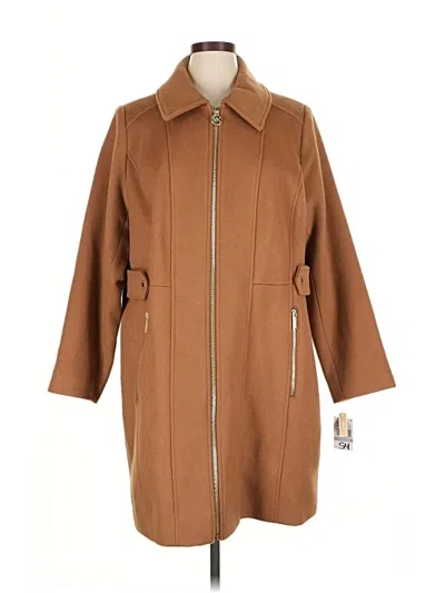 Michael Michael Kors Coat In Brown