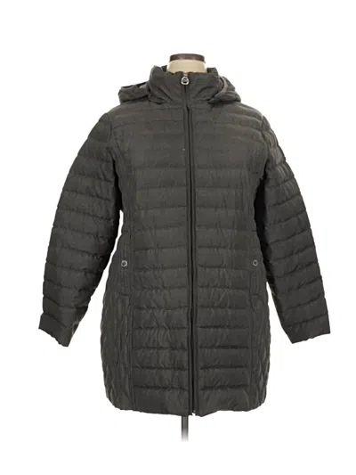 Pre-owned Michael Michael Kors Coat In Gray