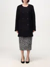 Michael Michael Kors Coat  Woman Color Black In Schwarz