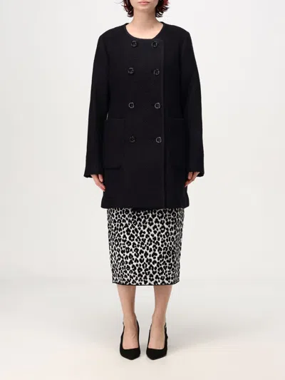 Michael Michael Kors Coat  Woman Color Black In Schwarz