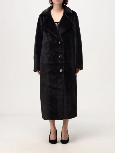 Michael Michael Kors Coat Michael Kors Woman Color Blue In Black