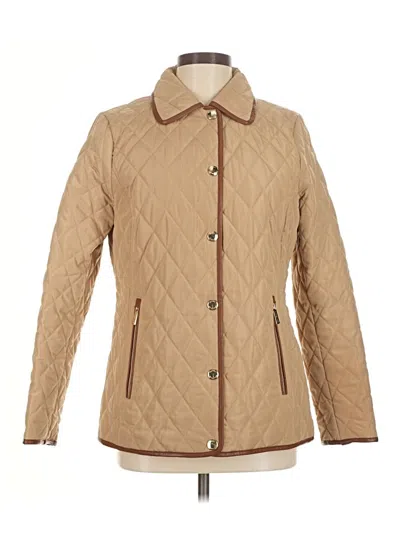Pre-owned Michael Michael Kors Coat In Tan