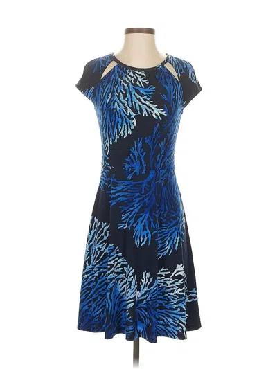 Pre-owned Michael Michael Kors Cocktail Dress In Blue