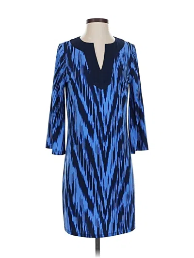 Pre-owned Michael Michael Kors Cocktail Dress In Blue