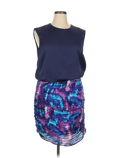 Pre-owned Michael Michael Kors Cocktail Dress In Blue