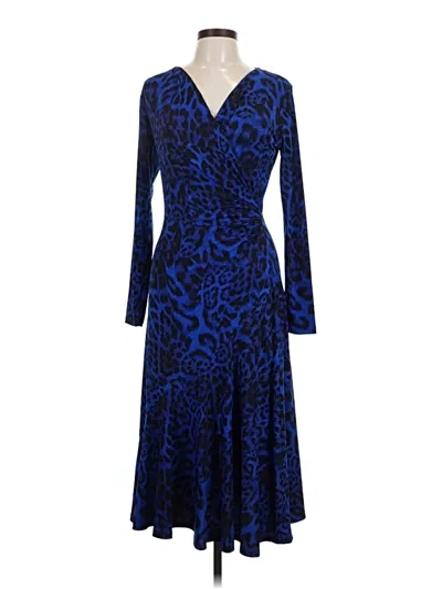 Pre-owned Michael Michael Kors Cocktail Dress In Blue