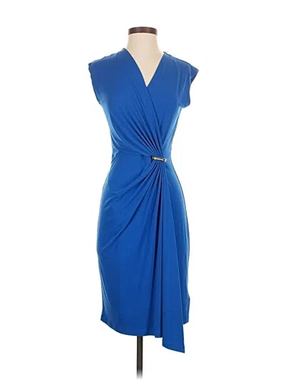 Pre-owned Michael Michael Kors Cocktail Dress In Blue